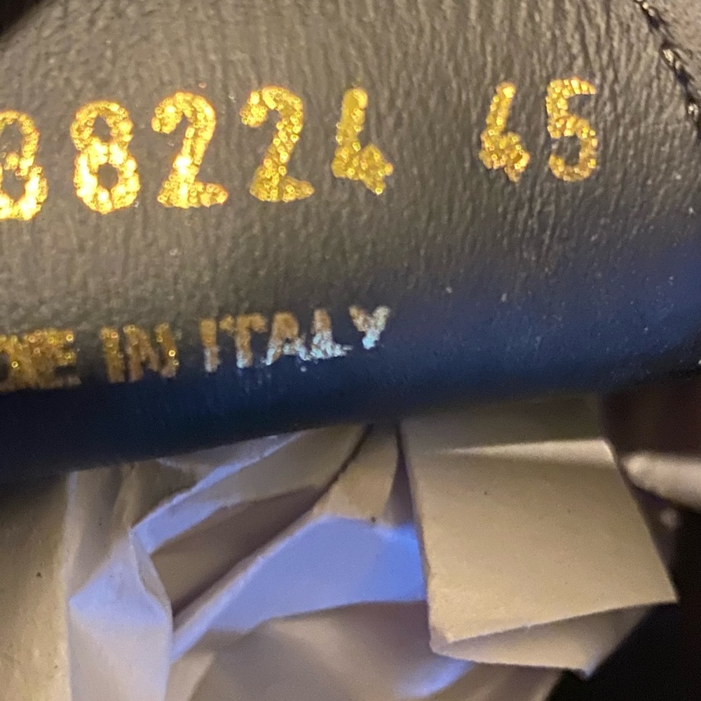 Saint Laurent Mens Andy Shoe Leather Size 12 Black EUC Retail $790.00 - Picture 13 of 13